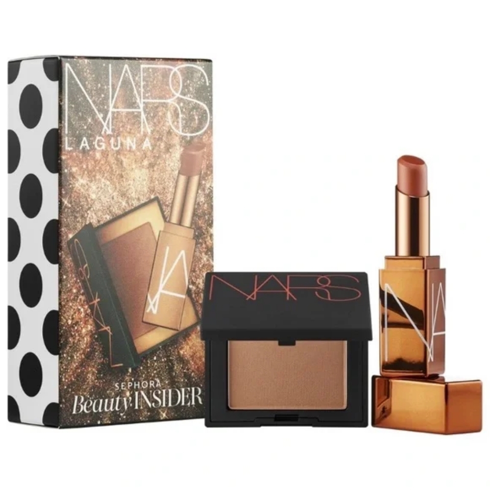 NARS Laguna Bronzer and Afterglow Lip Balm Lipstick Mini Set